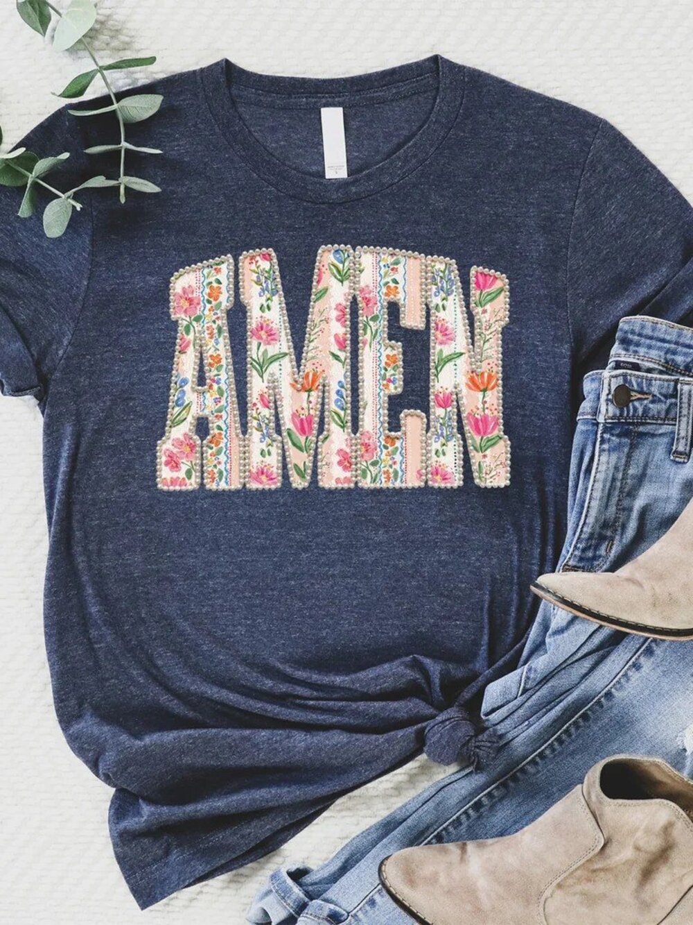 NWOT Love In Faith Women's XL Tee "AMEN"